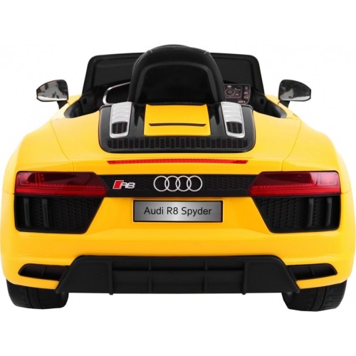 Pojazd elektryczny Audi R8 Spyder RS EVA 2 4 G, żółty