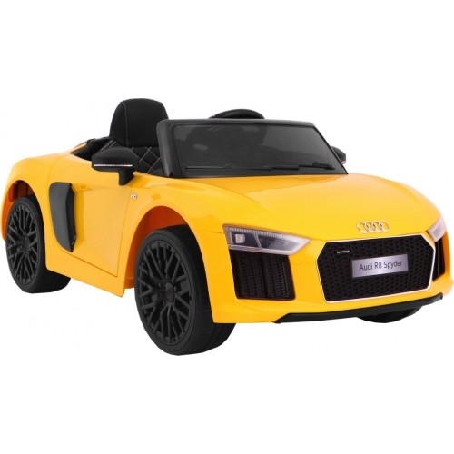 Pojazd elektryczny Audi R8 Spyder RS EVA 2 4 G, żółty