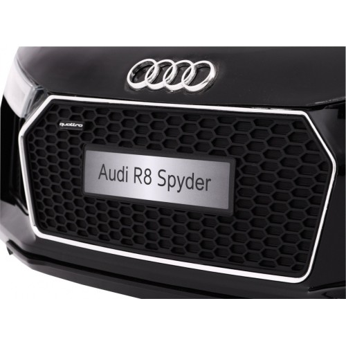 Pojazd elektryczny Audi R8 Spyder RS EVA 2.4G, czarny