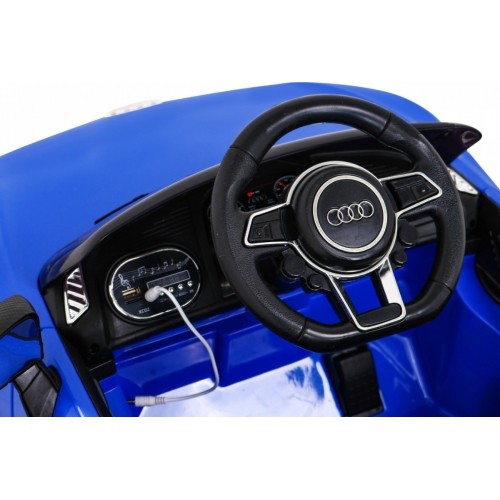 Pojazd elektryczny Audi R8, niebieski