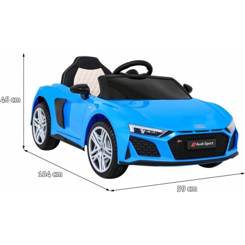 Pojazd elektryczny Audi R8 LIFT, niebieski