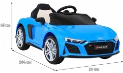 Pojazd elektryczny Audi R8 LIFT, niebieski