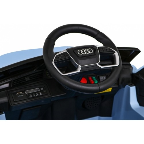 Pojazd elektryczny Audi E-Tron Sportback, niebieski