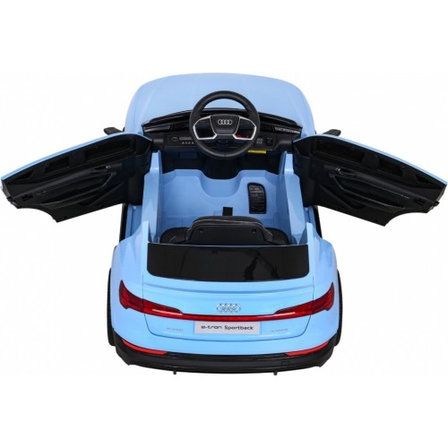 Pojazd elektryczny Audi E-Tron Sportback, niebieski