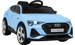 Pojazd elektryczny Audi E-Tron Sportback, niebieski
