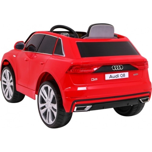 Pojazd elektryczny Audi Q8 LIFT, czerwony
