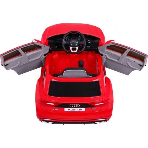 Pojazd elektryczny Audi Q8 LIFT, czerwony
