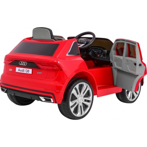 Pojazd elektryczny Audi Q8 LIFT, czerwony