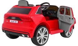 Pojazd elektryczny Audi Q8 LIFT, czerwony