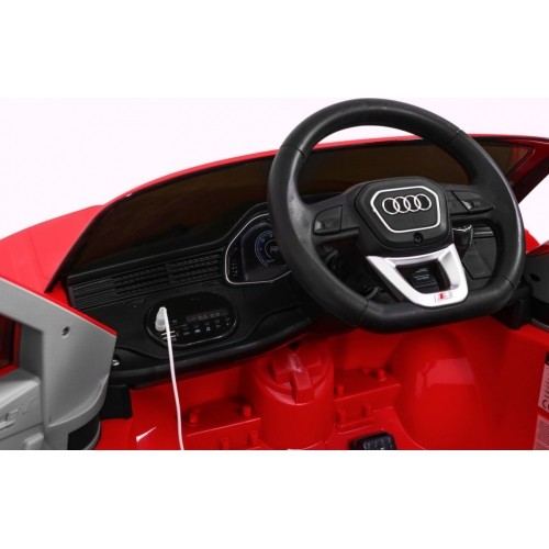Pojazd elektryczny Audi Q8 LIFT, czerwony