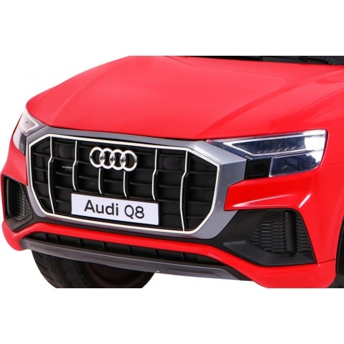 Pojazd elektryczny Audi Q8 LIFT, czerwony