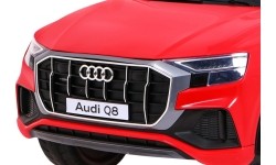Pojazd elektryczny Audi Q8 LIFT, czerwony