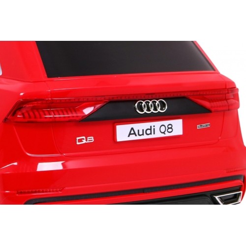 Pojazd elektryczny Audi Q8 LIFT, czerwony