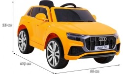 Pojazd Audi Q8 LIFT Żółty