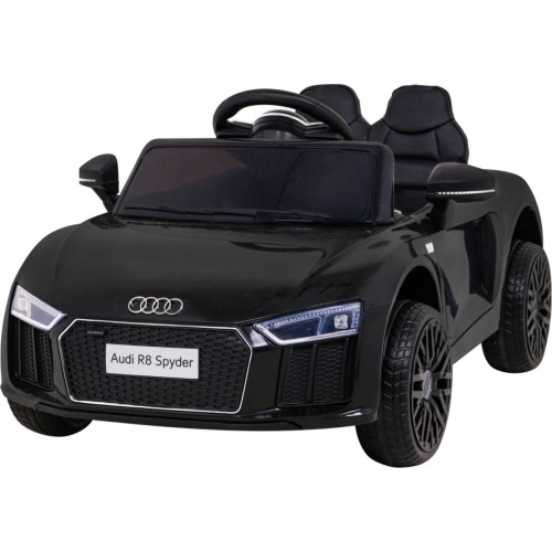 Pojazd elektryczny Audi R8, czarny