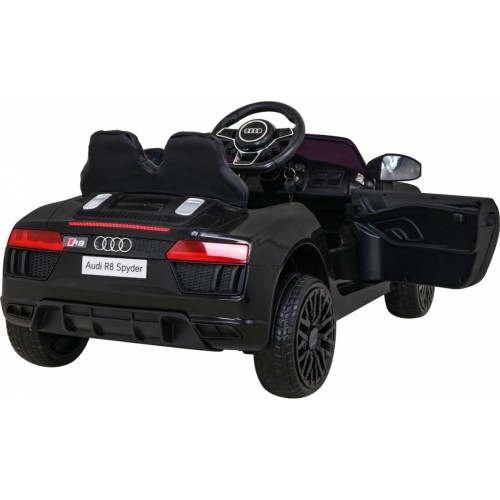 Pojazd elektryczny Audi R8, czarny
