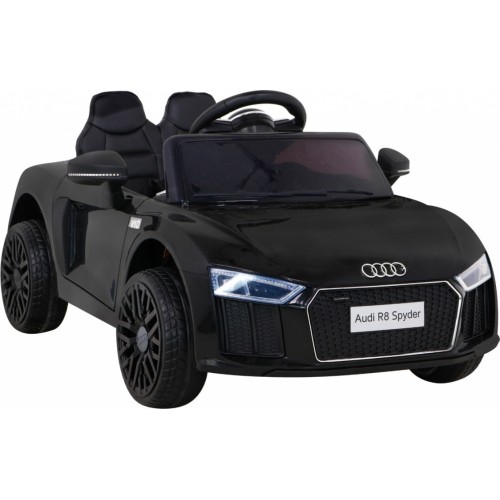 Pojazd elektryczny Audi R8, czarny