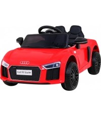 Pojazd elektryczny Audi R8, czerwony