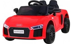 Pojazd elektryczny Audi R8, czerwony
