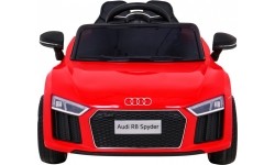Pojazd elektryczny Audi R8, czerwony