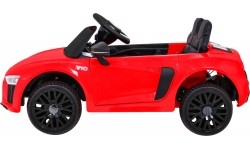 Pojazd elektryczny Audi R8, czerwony