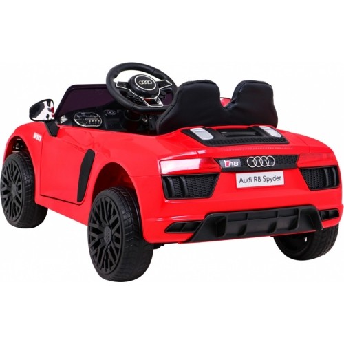 Pojazd elektryczny Audi R8, czerwony