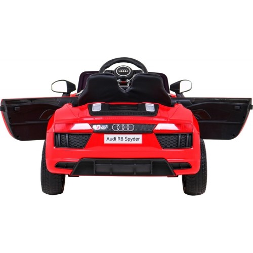Pojazd elektryczny Audi R8, czerwony