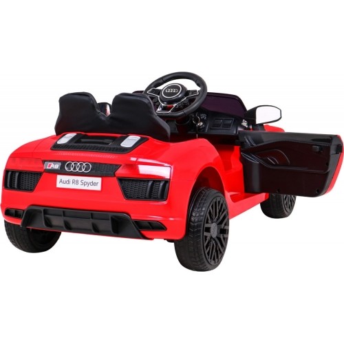 Pojazd elektryczny Audi R8, czerwony