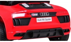 Pojazd elektryczny Audi R8, czerwony