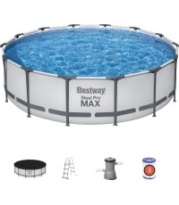 Basen stelażowy 14 FT 427 x 107 cm Steel Pro Max BESTWAY
