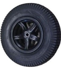 Koło 5-ramienne, czarne, blok 4.80/400-8