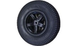 Koło 5-ramienne, czarne, blok 4.80/400-8