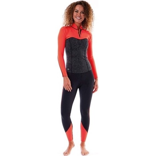 Wetsuit Top Jobe Verona 1.5mm Fury Red-|Size L|