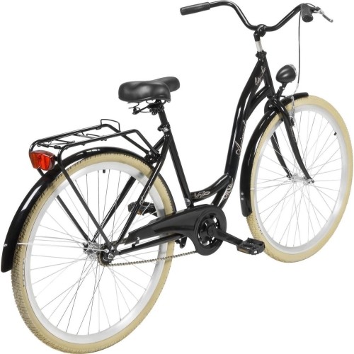 Dviratis AZIMUT City Lux 28" 2023 czarno-kremowy