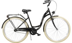 Dviratis AZIMUT City Lux 28" 2023 czarno-kremowy