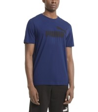 Puma Marškinėliai Vyrams Ess Logo Tee Elektro Blue