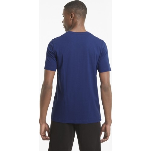 Koszulka męska Puma Ess Logo Tee, Electro Blue