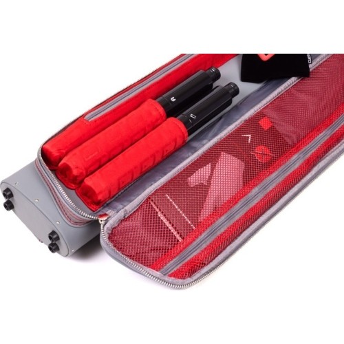 Twarde etui na kij bilardowy Cuetec Pro Line, Speed Gray, 2x4, 85 cm