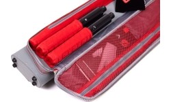 Twarde etui na kij bilardowy Cuetec Pro Line, Speed Gray, 2x4, 85 cm