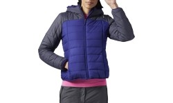 Reebok Striukė FW PADDED BOMBER Blue Grey