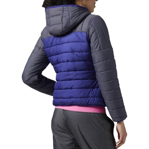 Reebok Striukė FW PADDED BOMBER Blue Grey