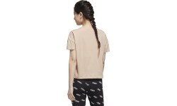 Bluzka damska Adidas U-4-U Cropt T, beżowa