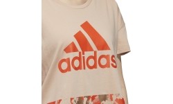 Bluzka damska Adidas U-4-U Cropt T, beżowa