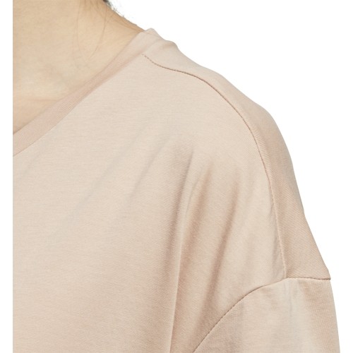 Bluzka damska Adidas U-4-U Cropt T, beżowa