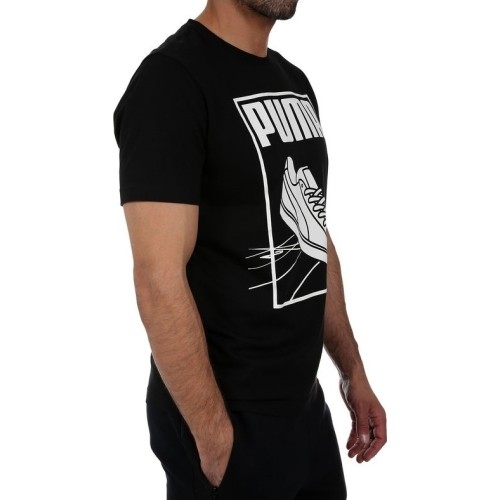 Koszulka Puma Track Tee Cotton Black 594870 01
