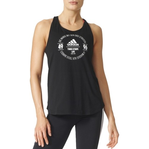 Top Adidas Logo Tank Top Black BP8387