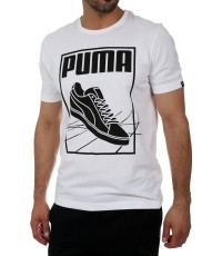 Puma Marškinėliai Track Tee White