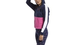 Bluza damska Reebok Te Linear Logo Ft F Blue Pink FU2205