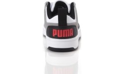 Buty dziecięce Puma Rebound Layup Lo SL Jr White Black Grey 370490 20