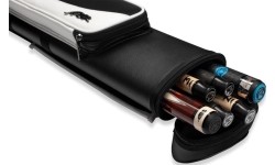 Twardy futerał na kije bilardowe, Predator Roadline, czarno-biały, 2x4